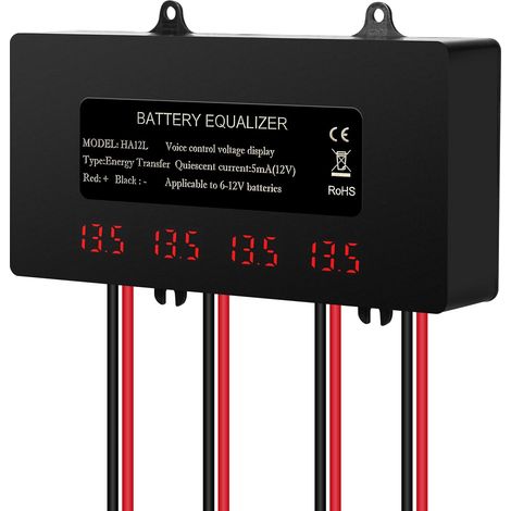 Égaliseur de batterie 48V équilibreur de batterie 48V pour plomb acide lithium fer phosphate, etc. affichage numérique LCD, prend en charge le circuit de série ou parallèle. (1/5)