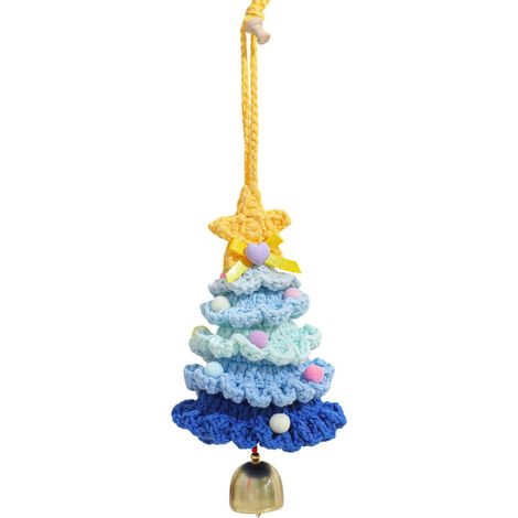Decorazione per albero all'uncinetto fatta a mano, regalo - Stile F