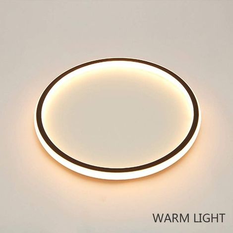 Ceiling LED round to intensity variable, lighting annulaire to 3 colors, fixture modern and elegant for living room, bedroom or desk (30 cm) (1/5)