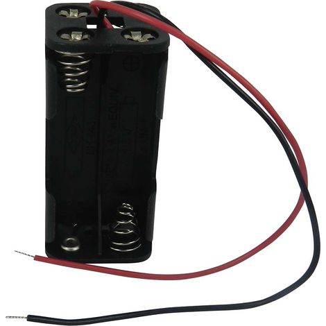 Porte-pile 4 x RS PRO AAA, raccordement Fils ( Prix pour 1 )