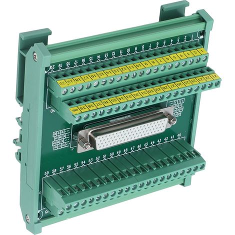 Module de distribution adaptateur femelle à bornier DB78-M7, compatible avec les câbles de calibre 14 à 26 AWG, 60 V CC (1/5)