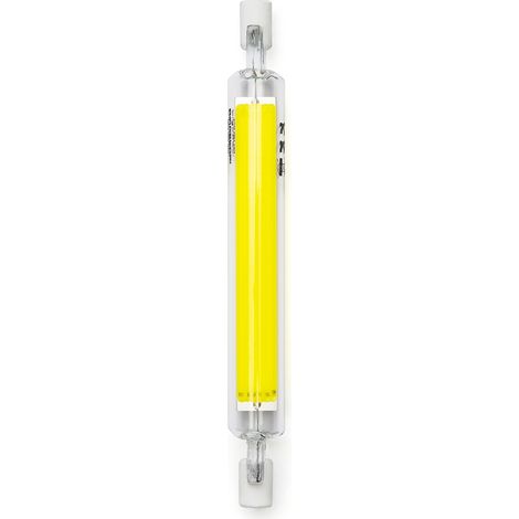 Lampadina Led R7S Lineare 118mm 9W COB in vetro Bianco freddo 6500K Aigostar (1/4)
