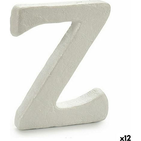 Lettre Pincello Z Blanc polystyrène (12 Unités)
