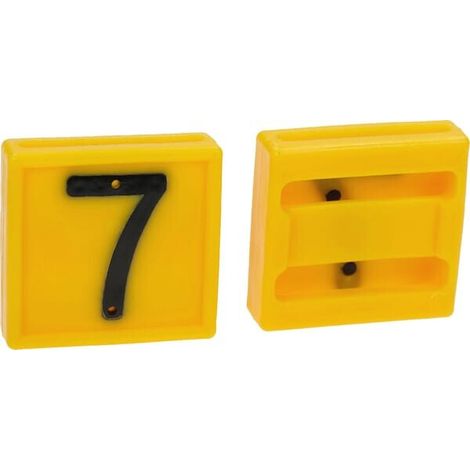 Markierungsnummer Nr.7 gelb 45x45mm FARMA 306007FA