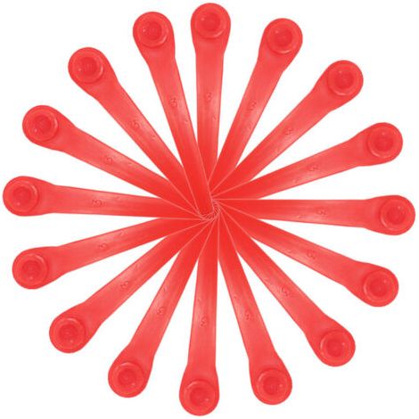 Sollbry Lot de 200 Lames en Plastique compatibles avec Coupe-Bordure Gardena, Lames de Rechange pour Coupe-Bordures Gardena et Coupe-Bordures sans Fil (1/5)