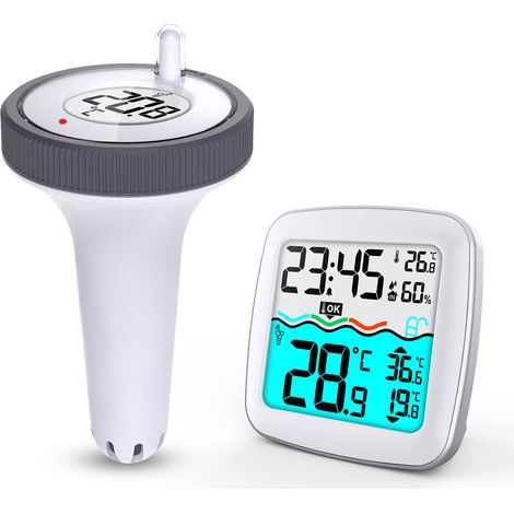 Stazione meteorologica con sensore per piscina BD-913 bianca