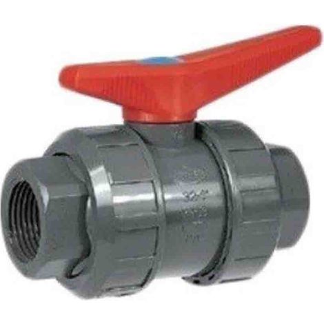 Valvula esfera PVC Roscar Hembra 1/2" -