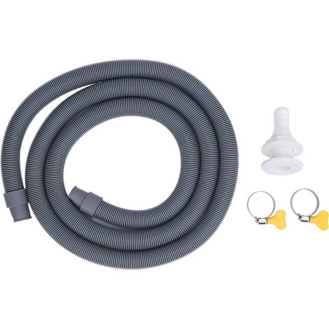 Ortviai Kit d’installation de pompe de cale 750 GPH – Tuyau de drainage marin 2 m, Ø19 mm, avec clapet anti-retour et colliers (1/5)