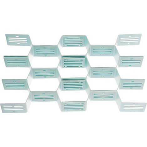 Organisateur de tiroir de rangement pour sous-vêtements (12 feuilles) - Bleu clair (1/5)