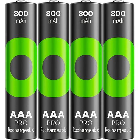 GP ReCyko Pro Pile rechargeable LR3 (AAA) NiMH 800 mAh 1.2 V 4 pc(s) V873473 (1/3)
