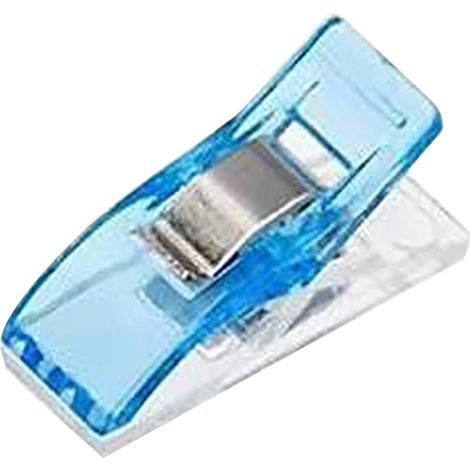 Quiltclip, Axtform, Nähclip aus Kunststoff, leuchtende Farbe, Stoffclip für Bastelarbeiten, verschiedene Farben (1/5)