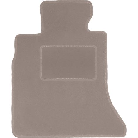 Fahrermatte aus Velours für: BMW 5er F10 Limousine (2010–2013), beige