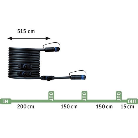 Paulmann Pike 94242 Beleuchtungssystem Plug & Shine LED-Gartenstrahler-Starter-Set 3er Set LED 10. (1/5)
