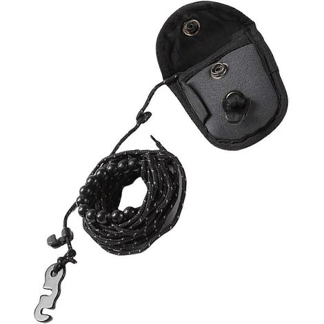 Corde à linge de camping extensible et antidérapante avec perles solides, corde à linge de voyage portable pour le camping (1/5)