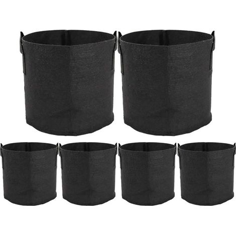 Sac Plante Non Tissé, Sac Plante Fraise Respirant, Sac Plantation Suspendu, Sac Culture Fraises, Sac Semis Fraises Jardinage, Sac Fraise avec Poignées, Sac Fraise Jardin (1/5)