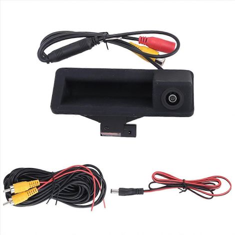 Manija del maletero con cámara de visión trasera para E90 E91 E92 E93 E53 E82 E88 X1 X5 X6 (1/5)