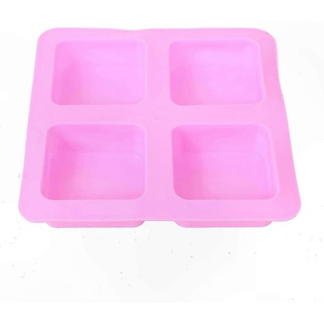 Hitzebeständige Silikon-Eiswürfelform, Schokoladenform, Kuchenform, Keksform, Cupcake-Form, DIY-Bastelseifenform, Bonbonform, wiederverwendbar, leicht zu entformen. (1/4)