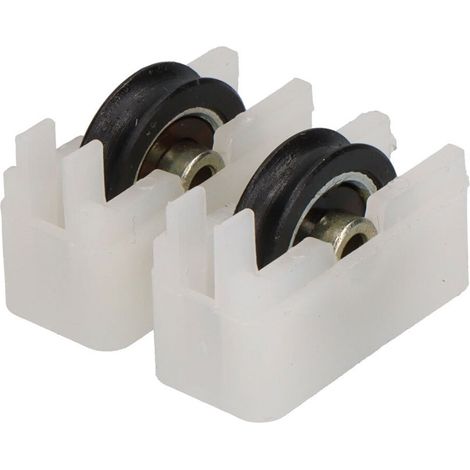 Rodamiento, modelo endasa cll rd10, de nylon con acabado blanco, 33,5 x 15 x 21 mm, 2 uds, blister (1/3)