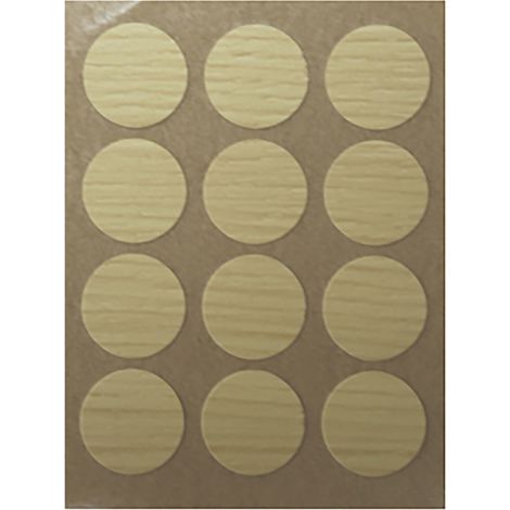 Tapón para Tornillos  Fabricado en PVC  Acabado en Pino  Medidas 17170,5 mm  36 Unidades - (1/2)