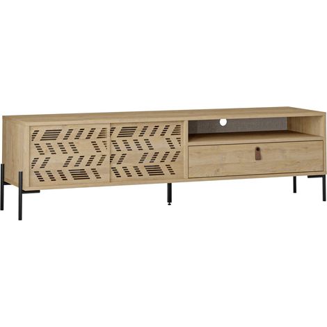 Porta TV in legno "Dionysos" - 170 x 45 x 48 cm - Beige