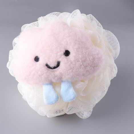 Lot de 2 éponges de bain exfoliantes pour enfants, motif animal, agrandies et épaisses, boule de bain pour enfants, éponge de bain exfoliante douce (1/5)