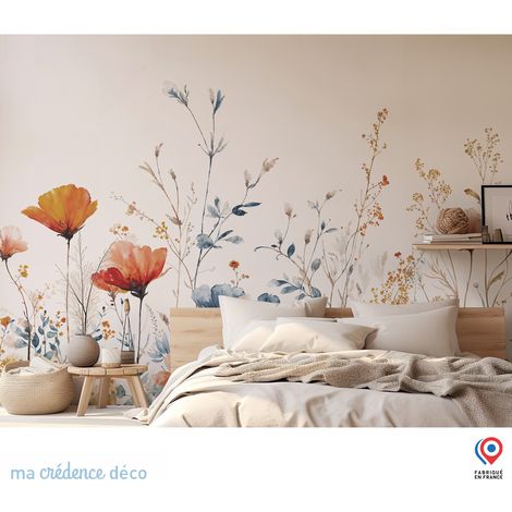 Papier peint : Arbre et montagne Sainte Victoire - Intissé - L.200 x H.280 cm - Marron clair (1/3)