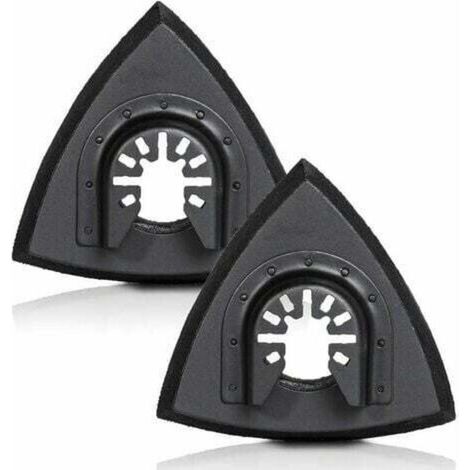 Accessoires de disque de ponçage triangulaire Patin de ponçage multi-triangulaire - Outil fonctionnel Velcro Ponçage du bois Ensemble de ponçage triangulaire Ensemble de ponçage aux doigts (1/5)