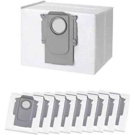 Lotto di 10 Sacchetti di aspirapolvere per Roborock S8+/ S8 Ultra Pro/ S7 MaxV Ultra/ S7 Ultra Pro/ D7+ / Q7 Max+/ Q8 Max+/ Q5 Pro+ Accessori, Sacchetto di Polvere Sostituzione (1/5)