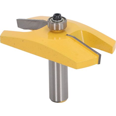 Mèche de routeur pour le travail du bois, tige de 1/2 pouces, panneau surélevé pour panneaux de fibres, bois dur, résineux (1/5)