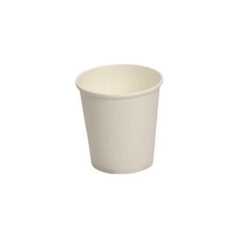 Verre jetable Blanc 85 ml - 2000 pièces - Ecobioshopping