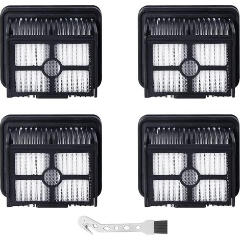 FOREHILL Lot de 4 filtres HEPA pour Dreame H12 Pro/H12 Pro FlexReach/H12 Dual/H12 Pro Ultra/H13 Pro/H15 Pro/H15 Pro Heat/H15 Mix/Mova M10 Aspirateur Eau et poussire