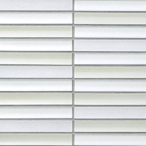 Mosaïque de grès cérame Zen SAIRIN - White Mix  boîte de 0.90 m2  -  White Mix - boîte de 0.90 m2 -  White Mix - boîte de 0.90 m2