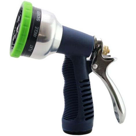 Pistolet d'arrosage, Pistolet Arrosage de Pulvérisateur , 9 Modes Pistolet Arrosoir Réglable, Gâchette en Zinc Robuste, Haute Pression pour Douche/Jardin/Voiture/Pelouse (1/5)