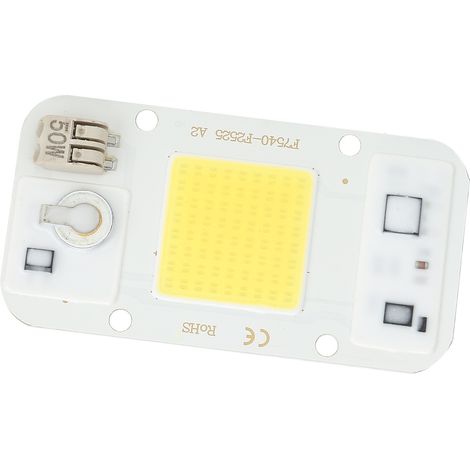 Source lumineuse LED 220 V haute tension sans alimentation, 50 W, puce LED intégrée, pour la croissance des plantes (lumière blanche). (1/5)