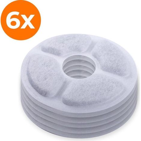 Premium-Trinkbrunnenfilter-Nachfüllpackung – 6 Stück – Hohe Qualität – Für Katzen und Hunde – Katzentrinkbrunnen – Hundetrinkbrunnen (1/4)