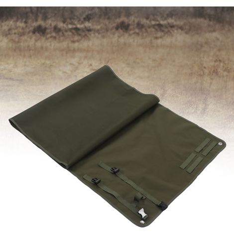 Wasserdichte, gepolsterte und faltbare Schießmatte aus Oxford-Gewebe für Camping und Outdoor-Sportarten [Militärgrün] (1/5)
