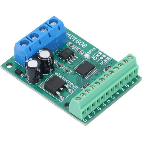 8-Kanal-RS485-TTL-Ein-/Ausgangssteuermodul mit 9600 BPS, N4DIG08-Controllerplatine mit Klemmenblock (1/5)