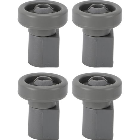Roulettes panier inférieur lave-vaisselle 4 pièces PP sans BPA 23x30mm compatibles AEG Favorit Privileg Zanussi (1/5)