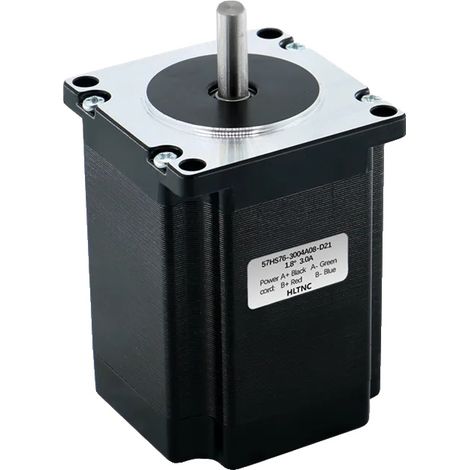 Motor paso a paso de alto par, ángulo de paso de 1,8°, eje único, 8 mm (1/2)