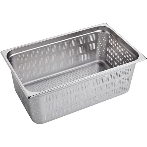 Bac gastronorme perforé GN 1/1 - 200 en inox REDFOX - GND 1/1-200 - REDFOX