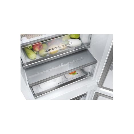 Haier – Réfrigérateur combiné intégrable 268 L HBW7518BT – Total No Frost – Humidity Zone pour fruits et légumes – Connectivité WiFi