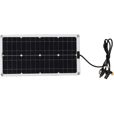 Panneau solaire 100W QttvbTna, silicium monocristallin, module photovoltaïque haute efficacité, 12V, pour camping-car, bateau, jardin, kit hors-réseau