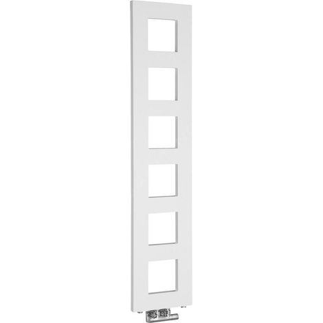Radiateur de salle de bain BLOCK 280x1330 mm, blanc mat (1/5)
