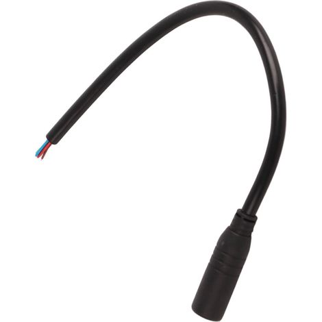 Câble d'extension étanche de 25 cm, 9 broches femelle-mâle, adapté à un à quatre ou cinq types d'accessoires pour vélos électriques. (1/5)