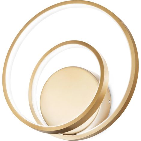Ideal Lux Applique moderna OZ 1 luce LED integrato ottone metallo
