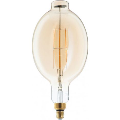 Litecraft Light Bulb E27 Edison Screw 6W Oversized Filament LED Fitting – Amber (1/5)