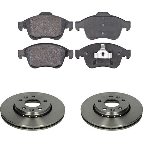 KIT FRENI ANTERIORI compatibile con DACIA DUSTER (HM, HS) - DISCHI + PASTIGLIE OEM: FDB4180, FDB1617 / 17976 /SOSTITUZIONE DIRETTA/BASSA POLVERE/SILENZIOSO (1/5)