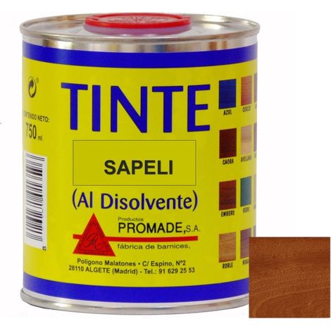 Tinte al disolvente 375 sapeli atin143 promade
