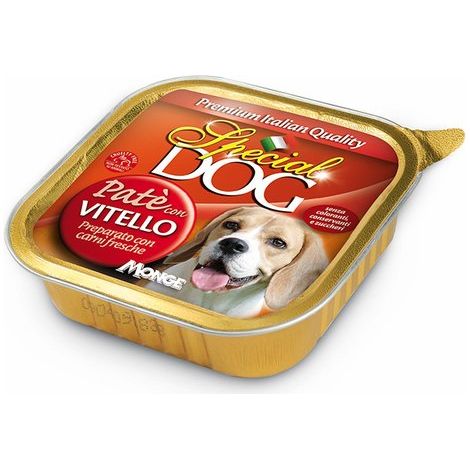 'ALIMENTO PER CANI ''PATE SPECIAL DOG'' vitello - gr 150 Q.TA 24' vitello - gr 150 (1/2)