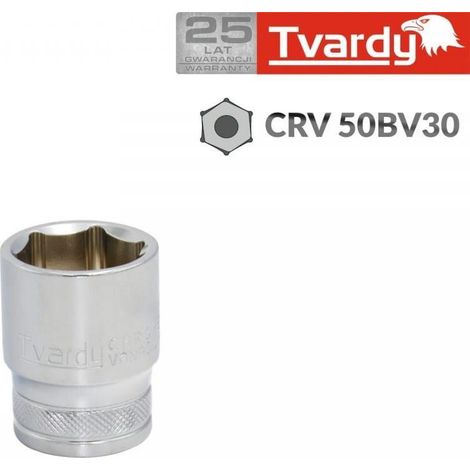 Llave de vaso geko t00142-08 hexagonal cromo vanadio 8 mm (1/2)